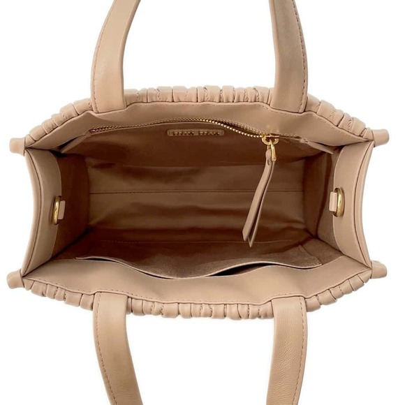 Miu Miu Matelassé Leather Tote Bag Handbag - Picture 6 of 11